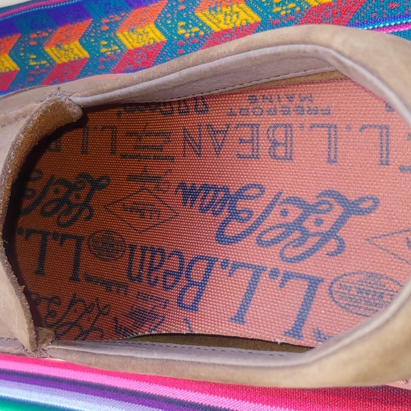 L.L. Bean Men's Kennebec Leather Slip-On Loafers in Brown Dark Earth Size 13 - Picture 8 of 17